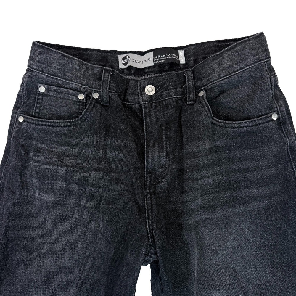 Levi's Silvertab Stay Loose Jeans W30 L32 Black Baggy… - Gem